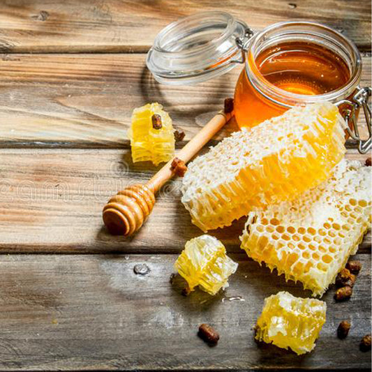 Rohseife Transparent mit Honig - SLES FREE